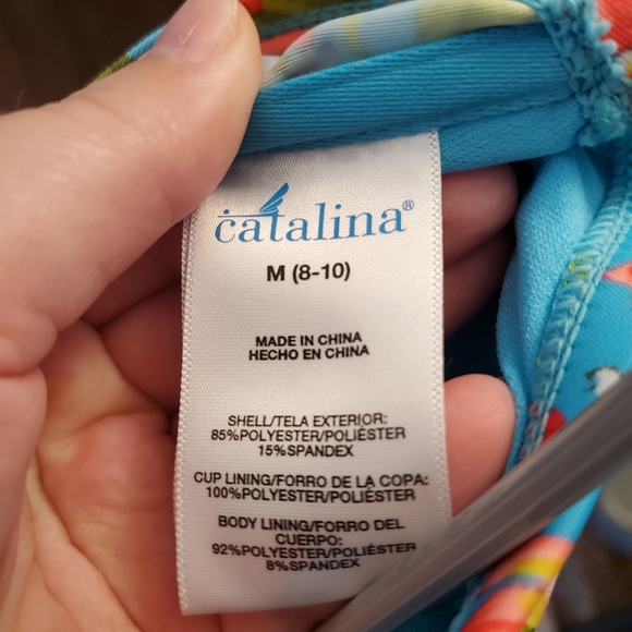 Catalina Floral Swim Layer Halter Top - Picture 2 of 5